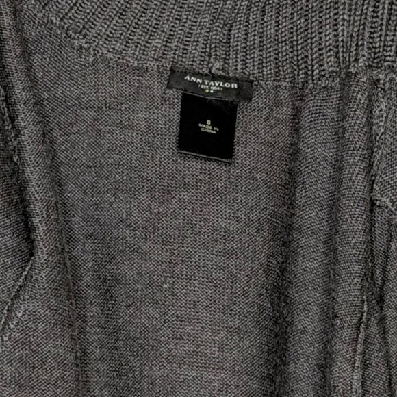 Ann Taylor Charcoal Cardigan - Picture 5 of 6